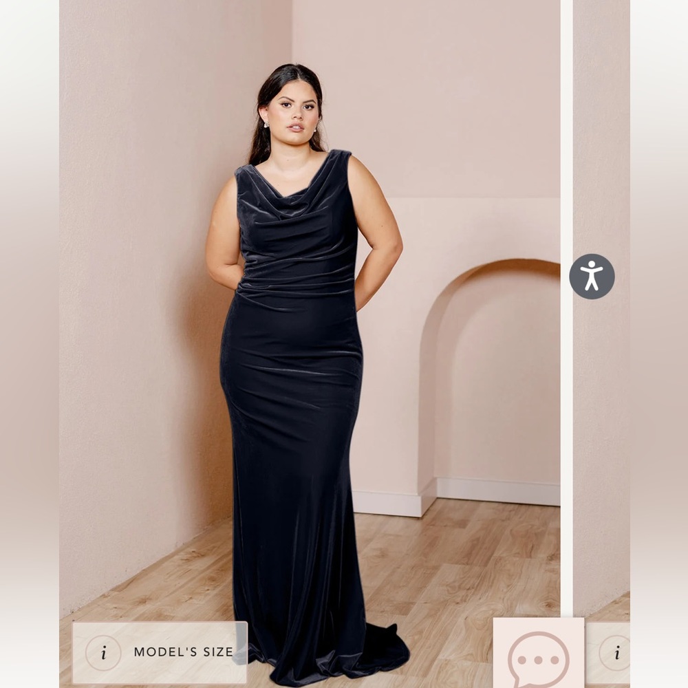 Navy Blue Revelry Bridesmaid Dress - Worn 1 time